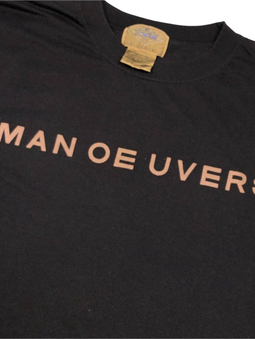 Le Chateau Cotton Blend Short Sleeve MAN OE UVERS T-Shirt Black • Large